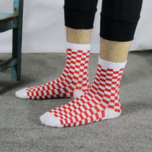 Load image into Gallery viewer, Checkered Sock